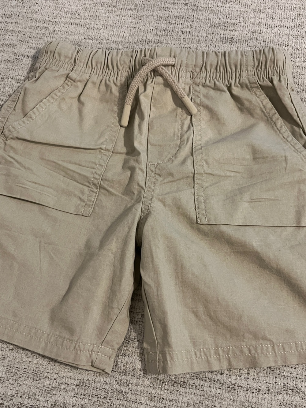 Garanimals Beige Elastic Waist Shorts